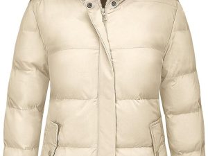 Women Long Winter Puffer Coat Warm Jacket with Faux Fur Removable Hood Windproof Parka Outwear